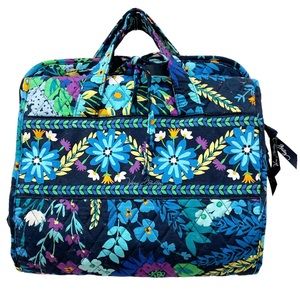 Vera Bradley Midnight Blues Hanging Travel Organizer Vacation Toiletries Make-Up